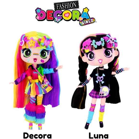 Decora Fashion Girlz Dolls, 11 inches, Decora and Luna, Set of 2! (NIB!) - Picture 3 of 5